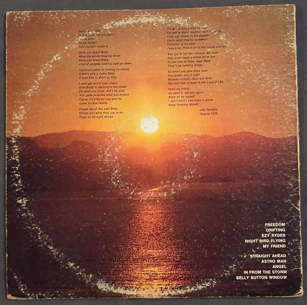 Miniatura: Jimi Hendrix - The Cry of Love (1971)