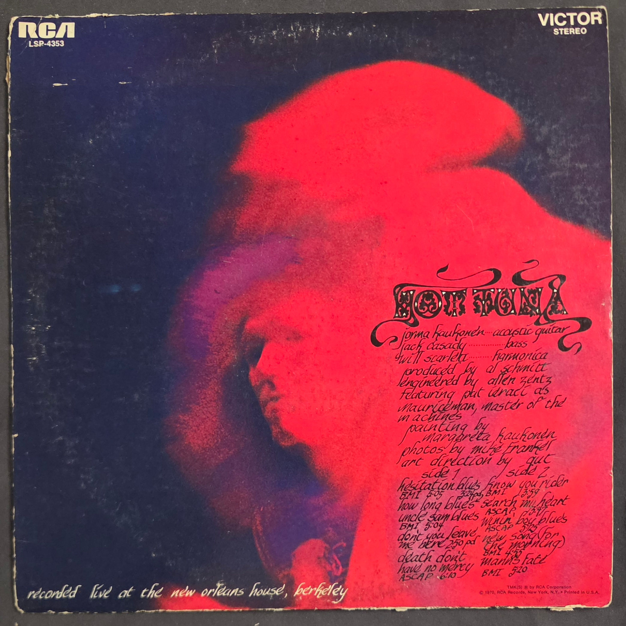 Hot Tuna - Live at the New Orleans House (1970)