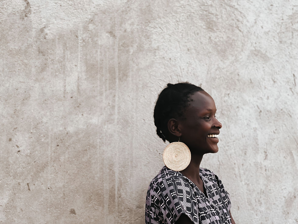 Natural Woven Earrings