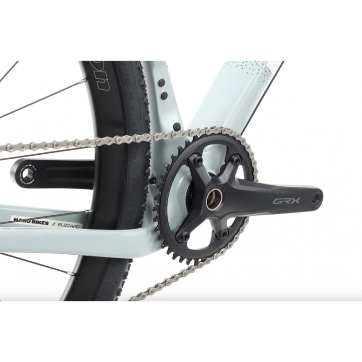 Miniature : HARO BIKES VÉLO GRAVEL BUZZARD CARBON 3 SEMI-GLOSS SLATE BLUE BLACK FADE / WHITE