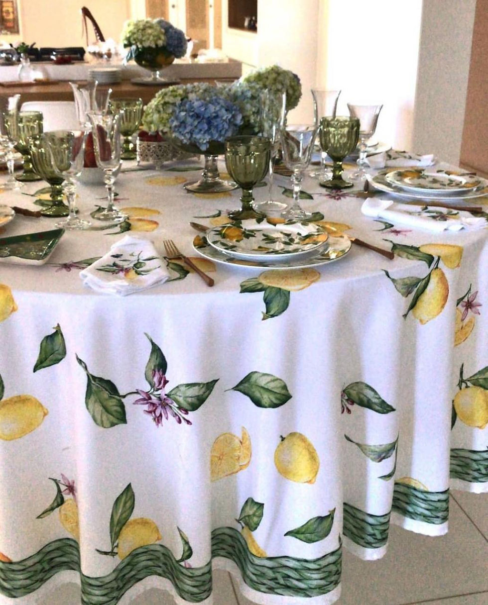 Miniatura: Toalha de Mesa - Coleção Limão Siciliano