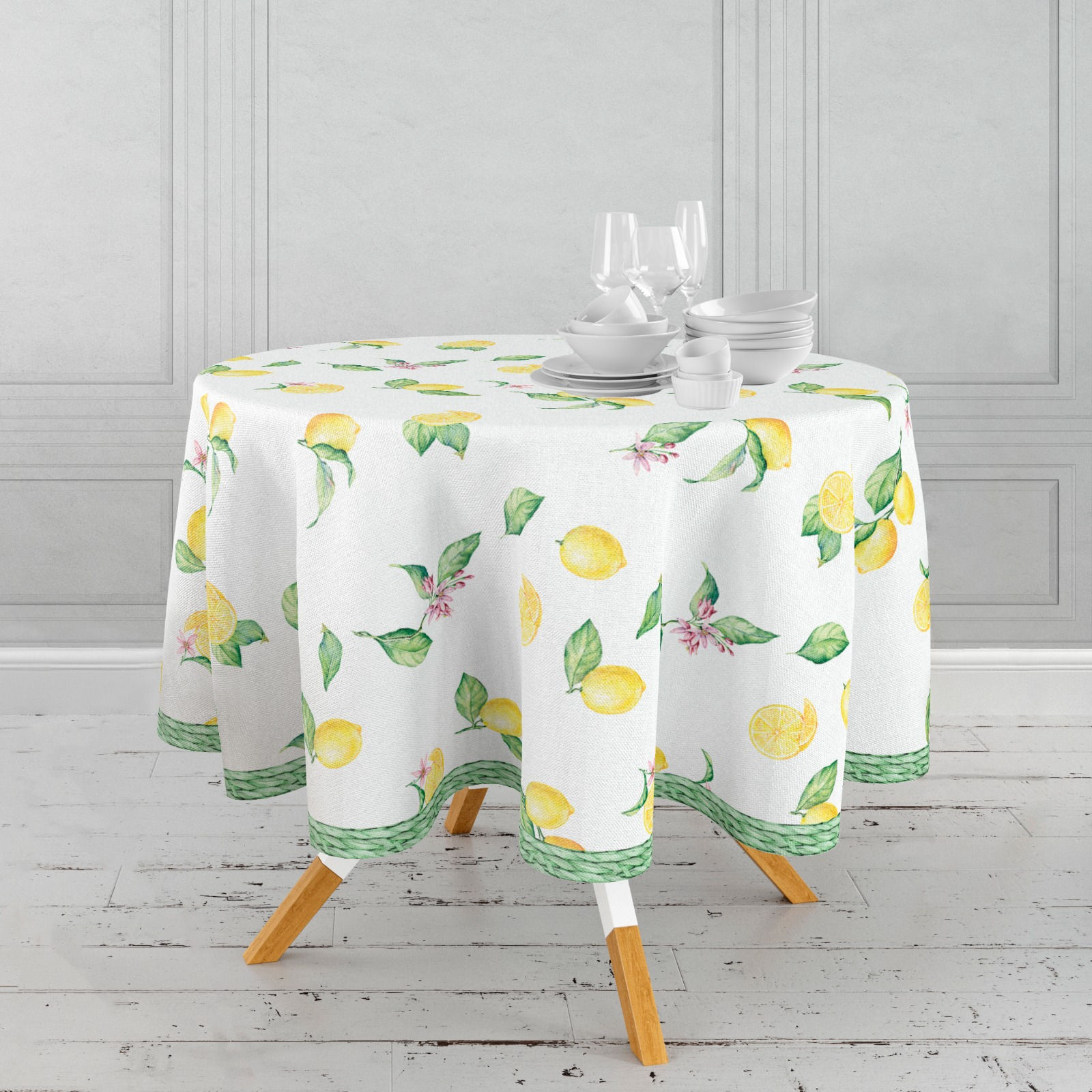 Toalha de Mesa - Coleção Limão Siciliano