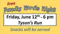 June 12 movie night