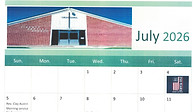 July 2026 Church Calendar