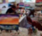 Palette knife seascapes workshop