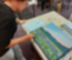 Summer Meadow painting workshop in New Plymouth March 2021