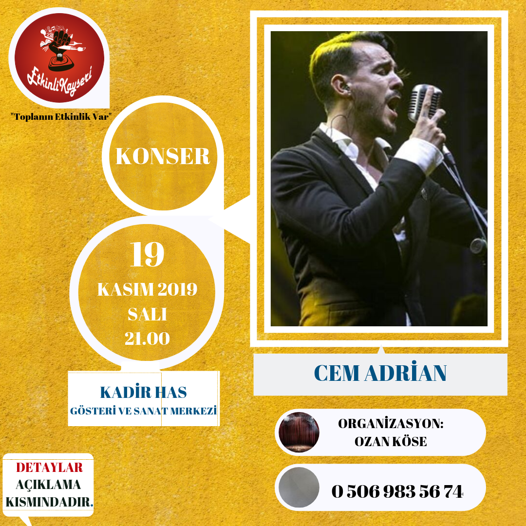 cem adrian konser sitem