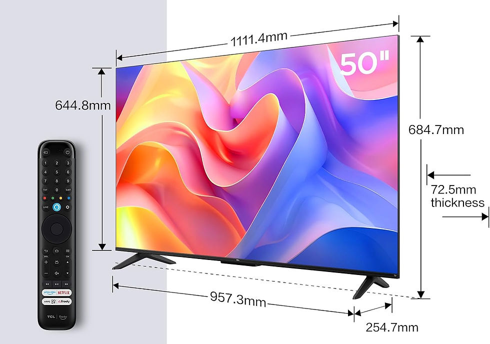 Thumbnail: TCL 50PF650K 50-inch 4K Ultra HD, HDR TV, Smart LED Fire TV