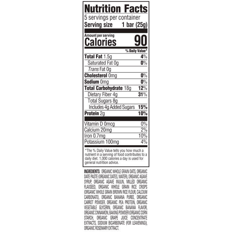 Thumbnail: Happy Tot Organics- Fibre & Protein Oat Bar