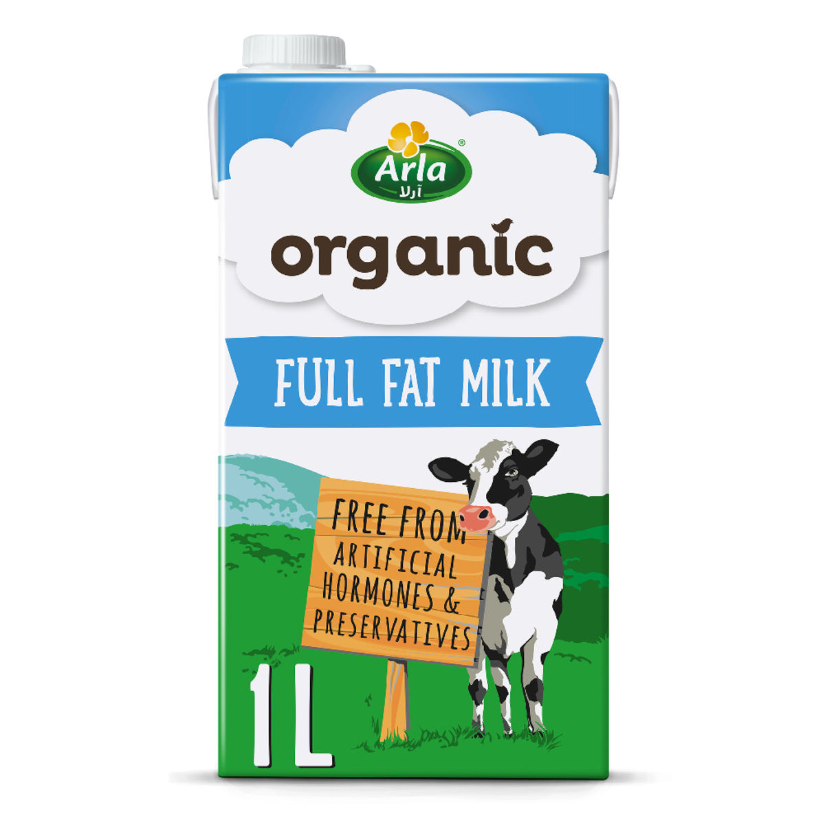 Arla- Organic Full Fat Milk (1L)