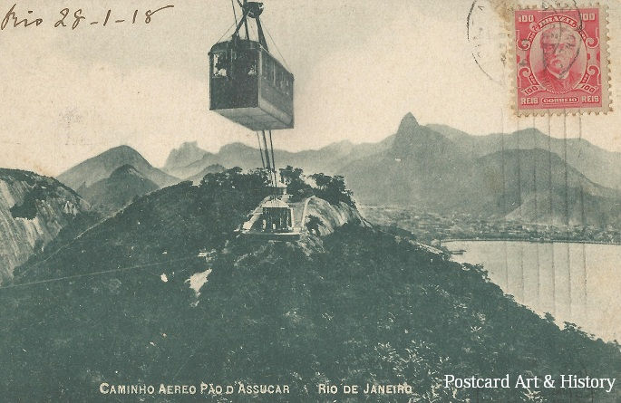 2.Cartão postal Rio de Janeiro 1918