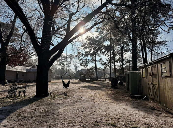 The Main Field in the Winter in North Carolina