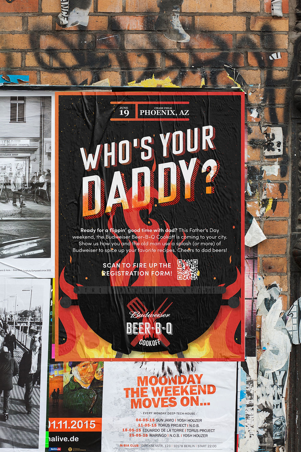 Budweiser Poster Mockup