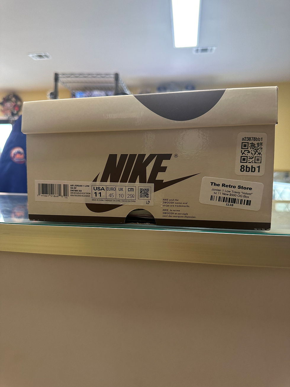 Thumbnail: Jordan 1 Low Travis Scott “Velvet” sz 11 New 