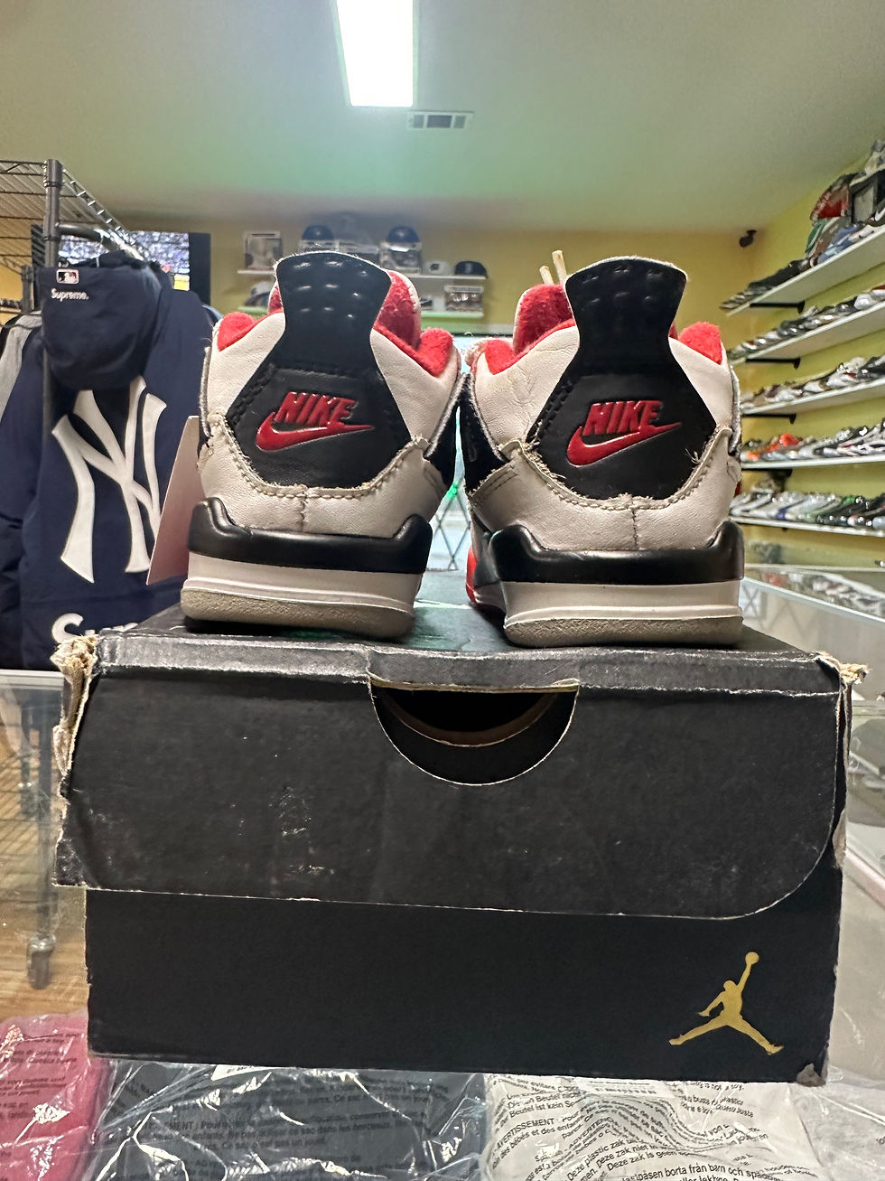 Thumbnail: Jordan 4 “Fire Red” sz 5c Pre-Owned 