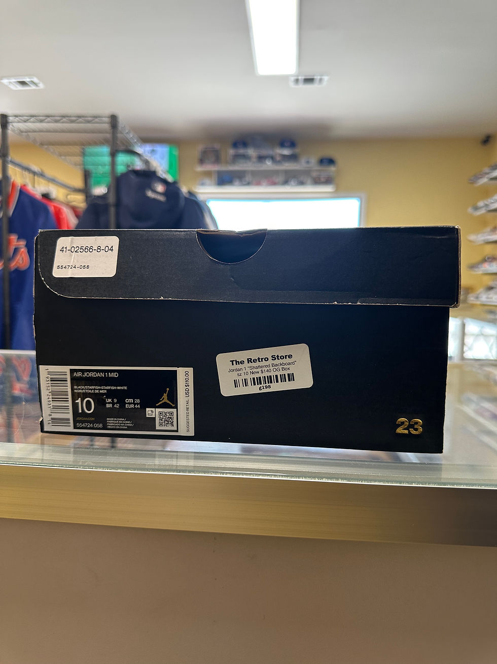 Thumbnail: Jordan 1 Mid “Shattered Backboard” sz 10 New 