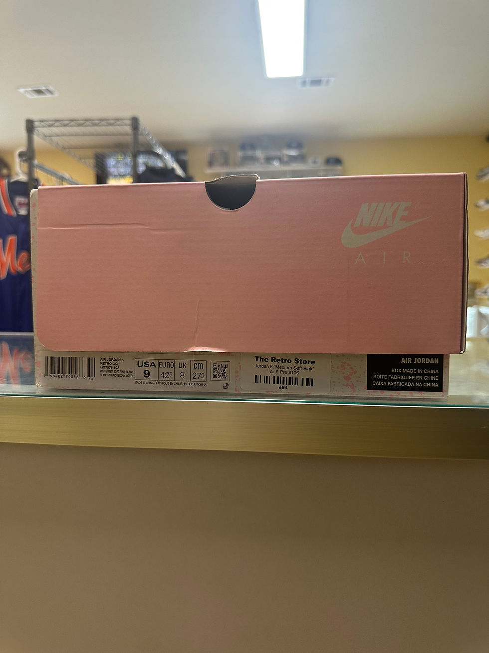 Thumbnail: Jordan 5 “Medium Soft Pink” sz 9 Pre-Owned 