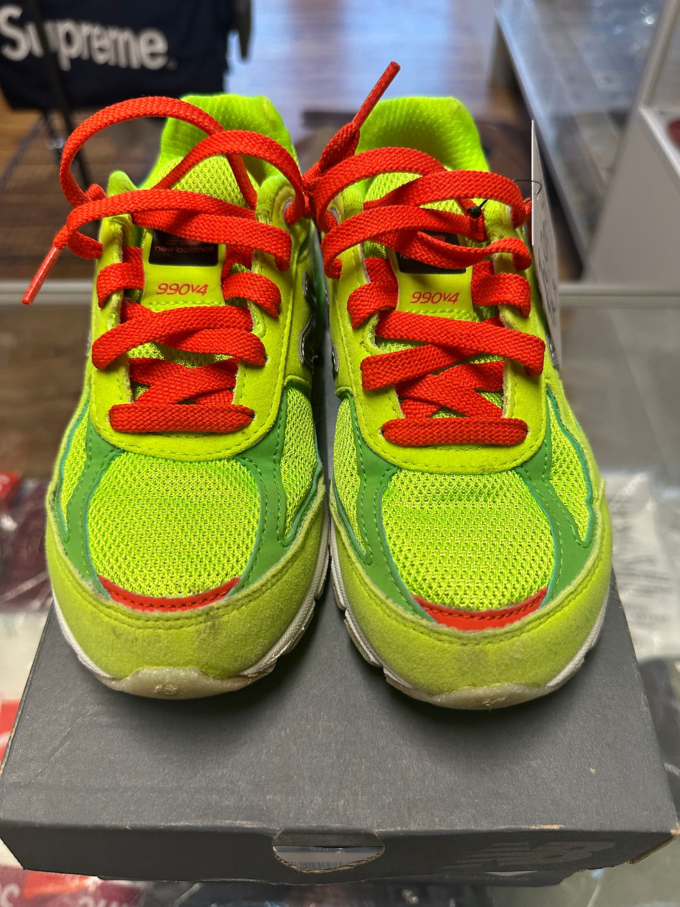 Thumbnail: New Balance 990 “Grinch” sz 2y Pre-Owned 