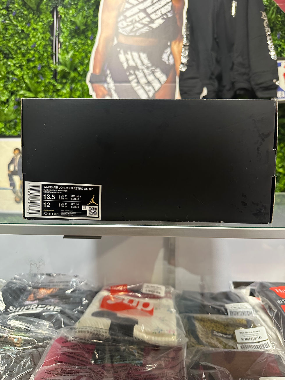 Thumbnail: Jordan 3 “While You Were Sleeping” sz 12 Pre -Owned