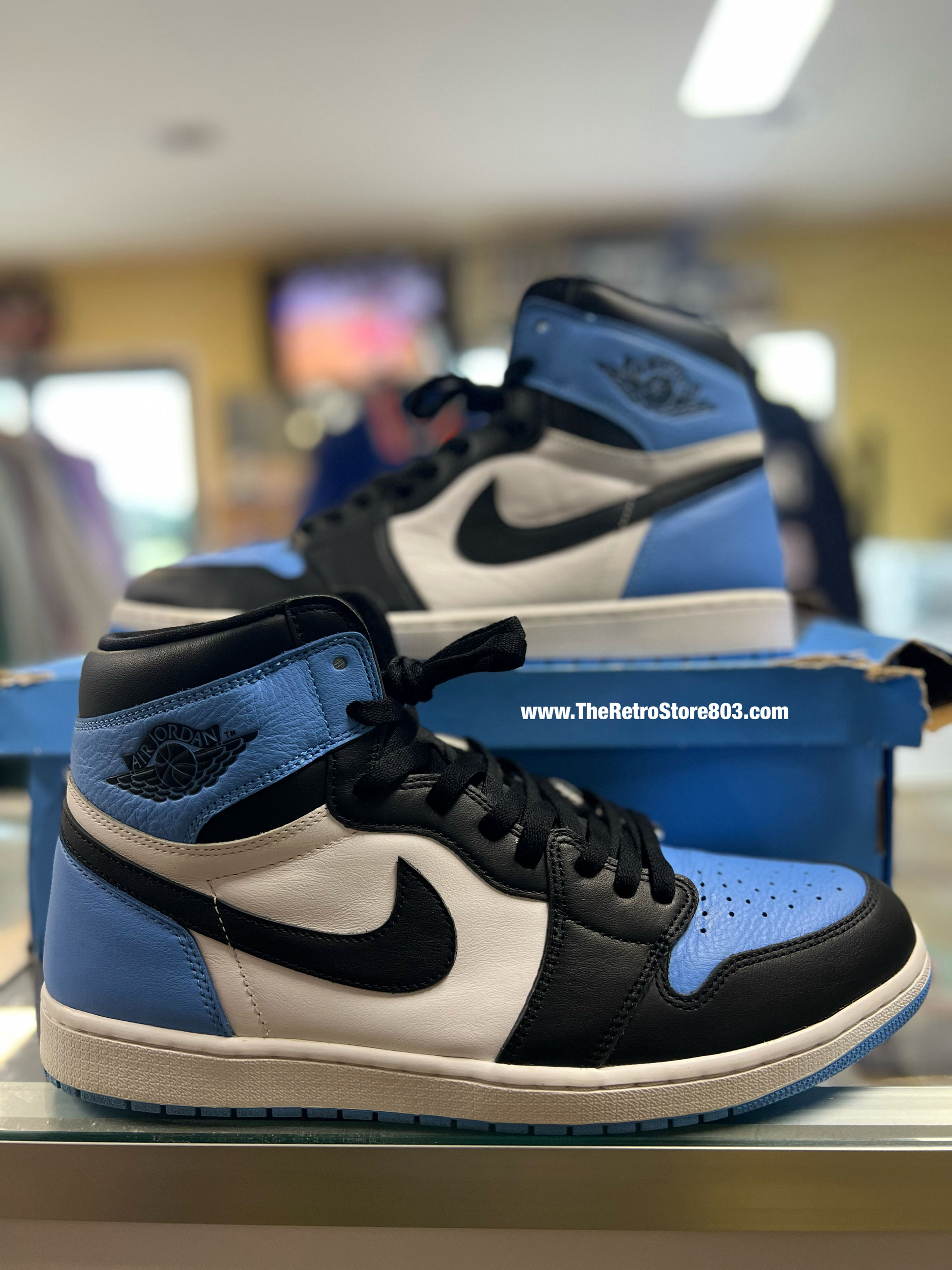 Jordan 1 “UNC Toe” sz 14 Pre-Owned 