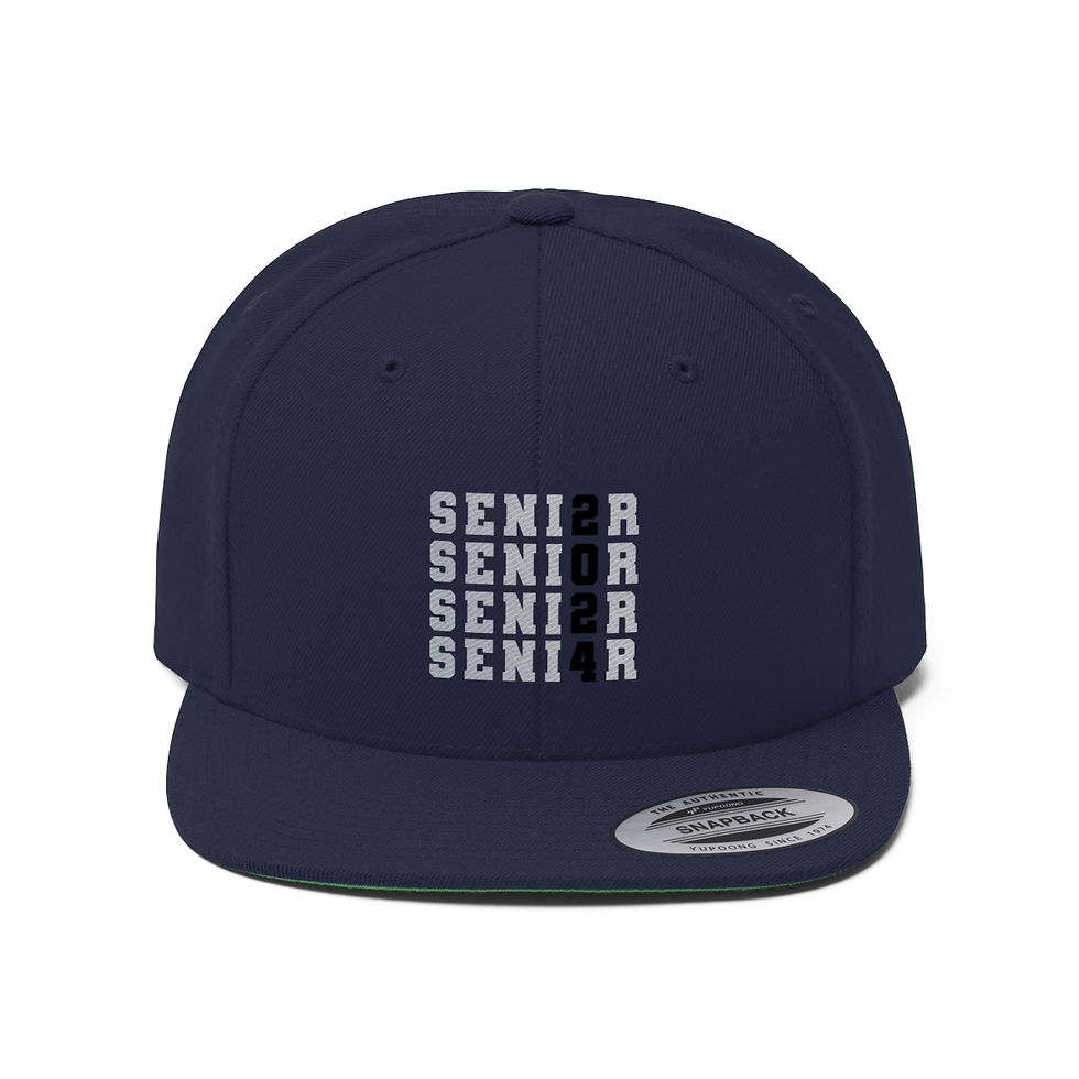 Thumbnail: Senior 2024 Flat Billed Hat