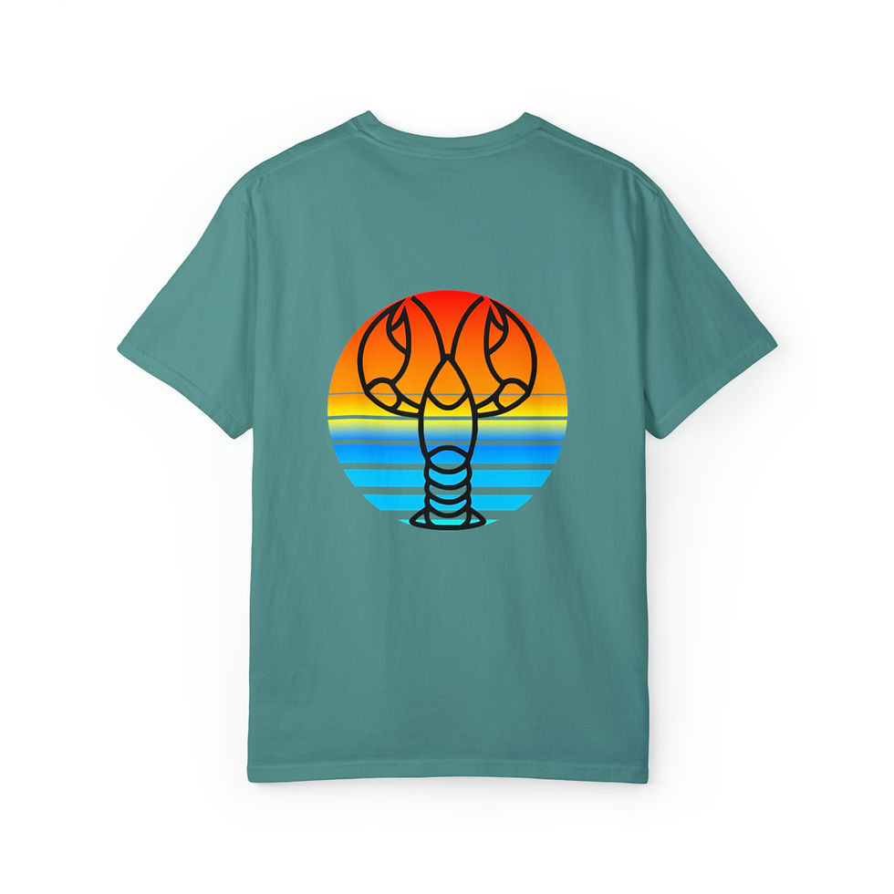 Thumbnail: Retro Sun Garment-Dyed T-shirt
