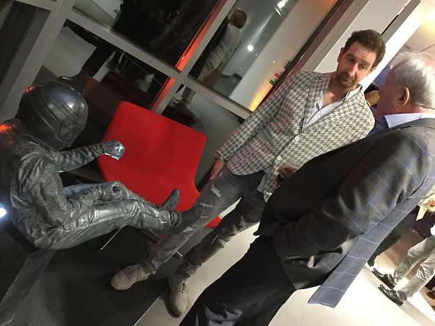 Paul Oz with Guest at McLaren Manchester