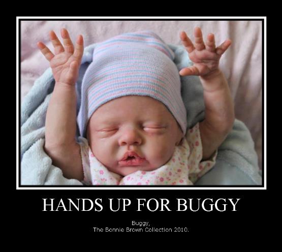 Buggy original reborn doll sculpt by Bonnie Brown