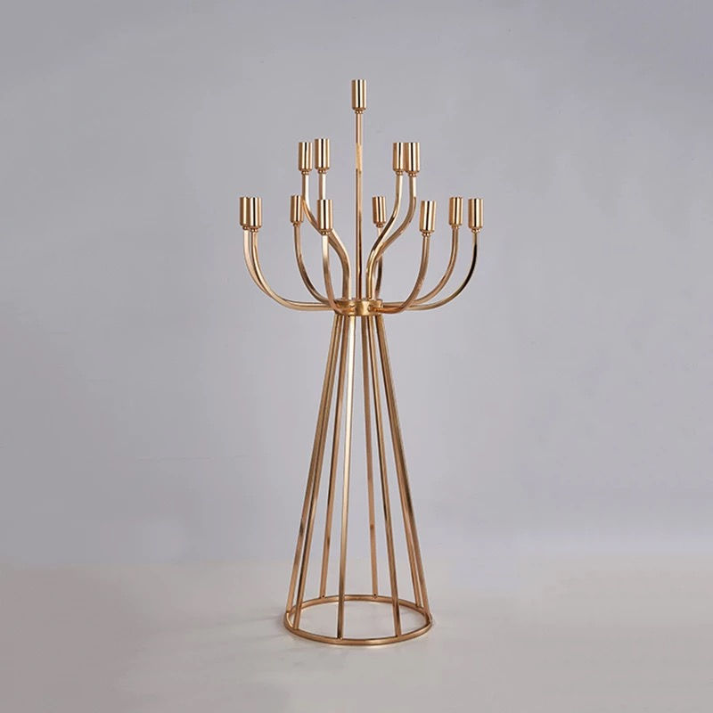 Gold candle holder

