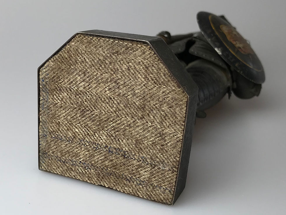 Thumbnail: HAND MADE AND PAINTED MINIATURE SUIT OF MALTESE ARMOUR