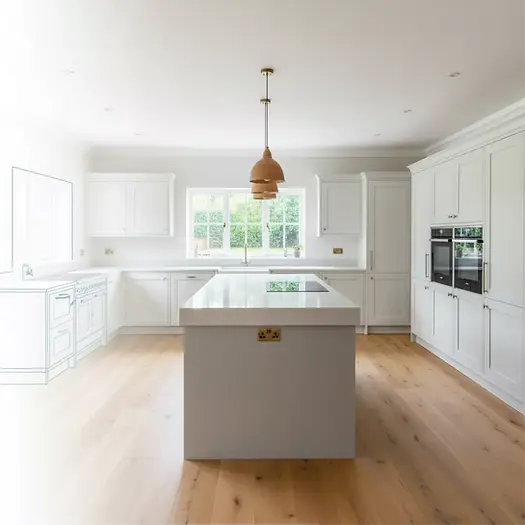 Updating an old kitchen to a moden new design