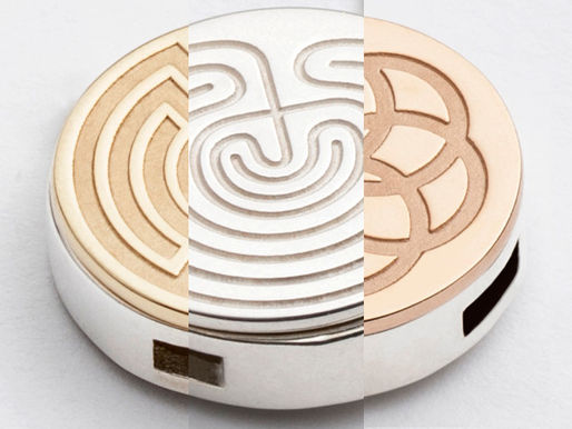 The energy of gold, silver & rose gold