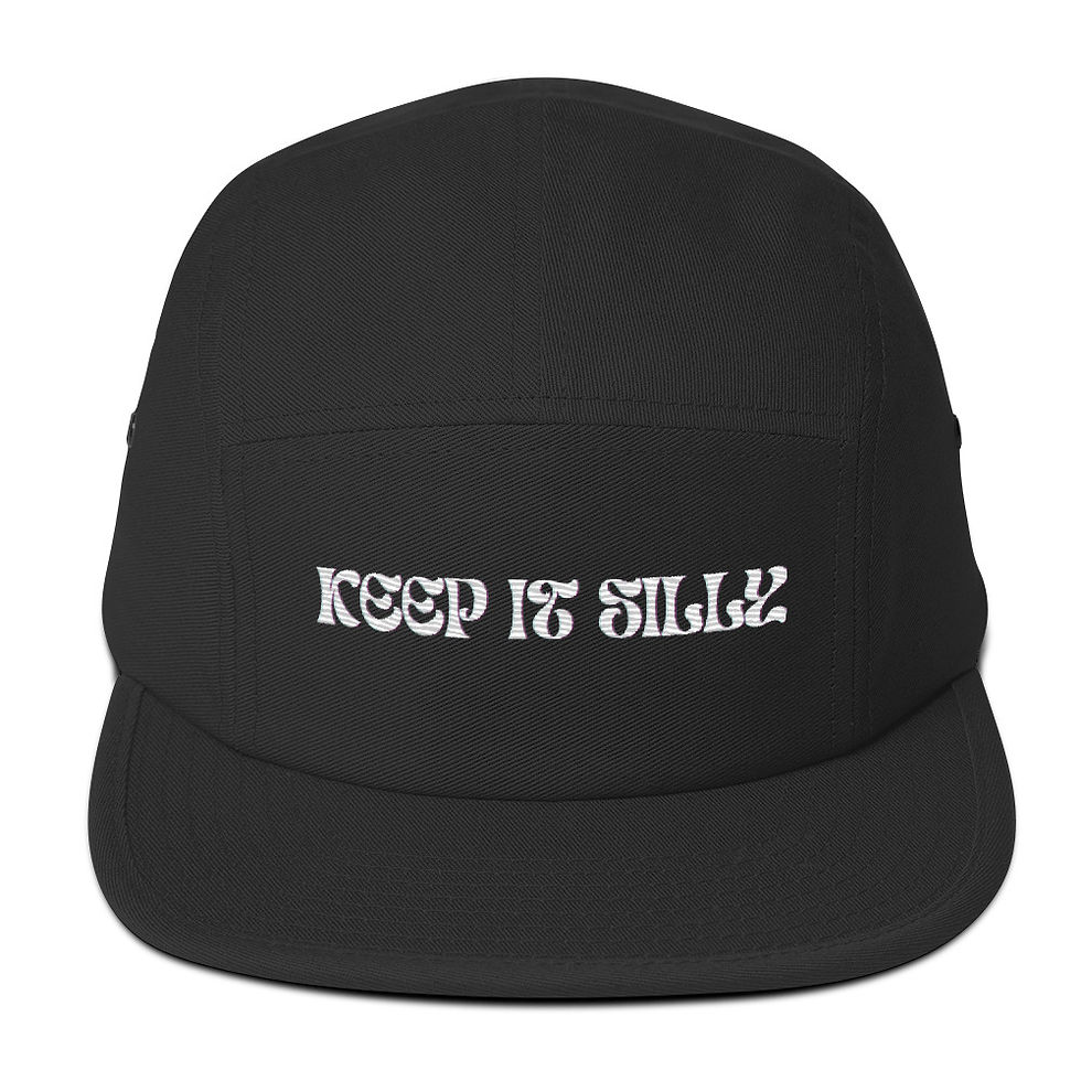 Embroidered Keep it Silly 5 Panel Hat