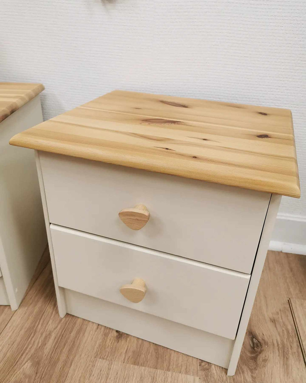 Miniature : Paire de chevet camomille