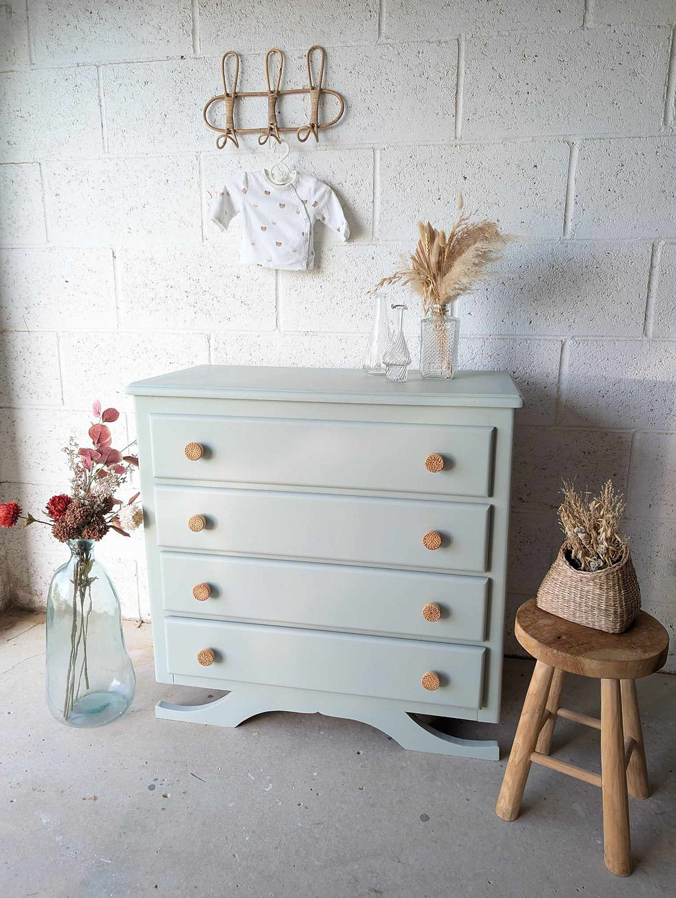 Miniature : Commode vert des halles