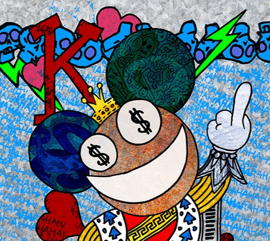 Thumbnail: SILVER PARTYKING PRINT