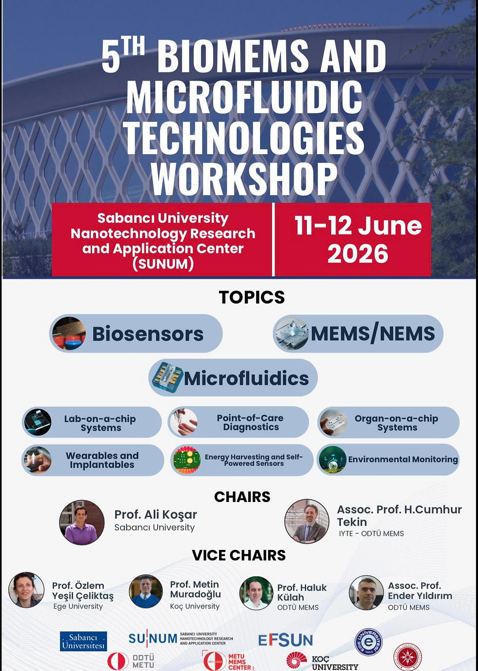 5. BiyoMEMS ve Mikro Akışkan Teknolojileri Çalıştayı