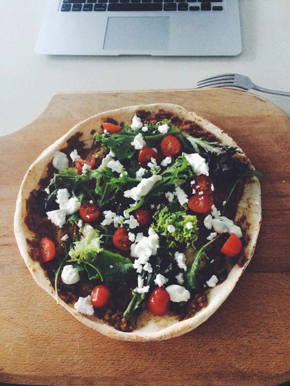 Simple lamb kofta pizza