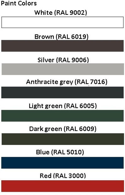 colors garage doors