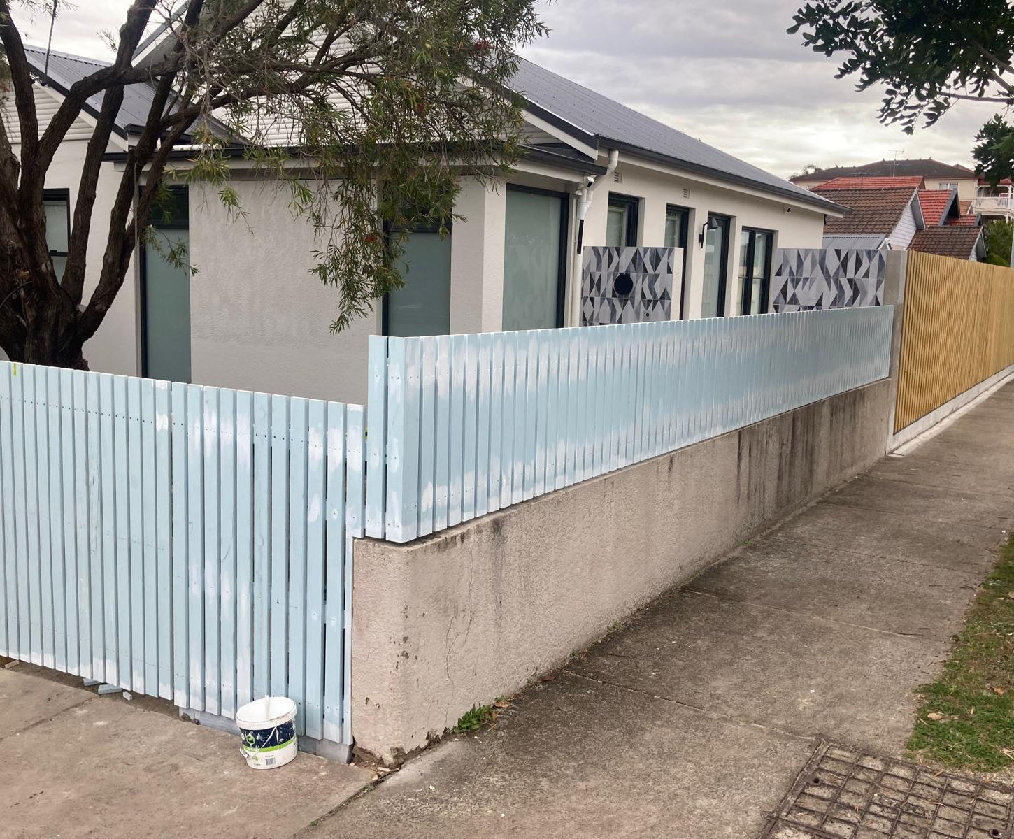 Front boundary of a Maroubra residence before renovation