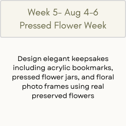 Week 5- Pressed Flower