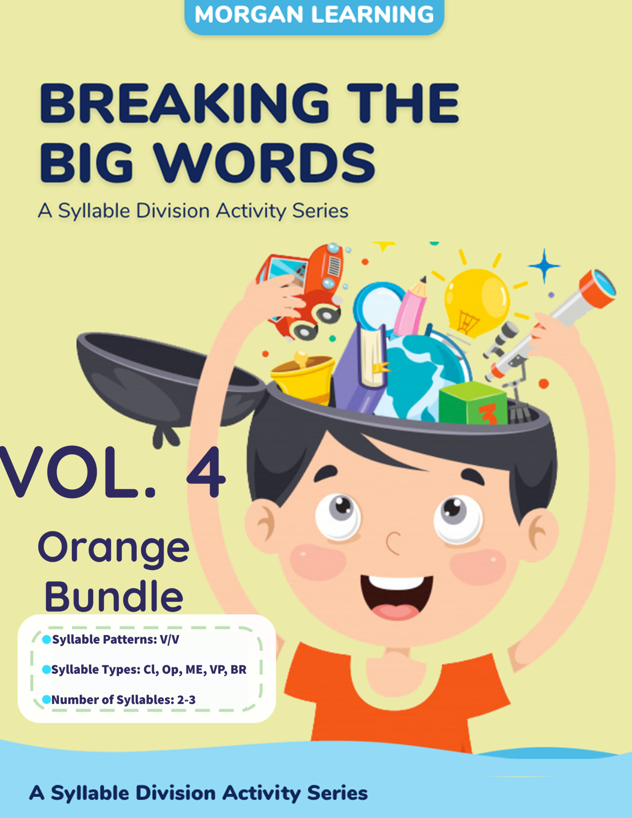 Volume 4 - Breaking the Big Words: Syllable Division Sets 19-21 (V/V)