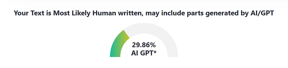 AI Content declaration