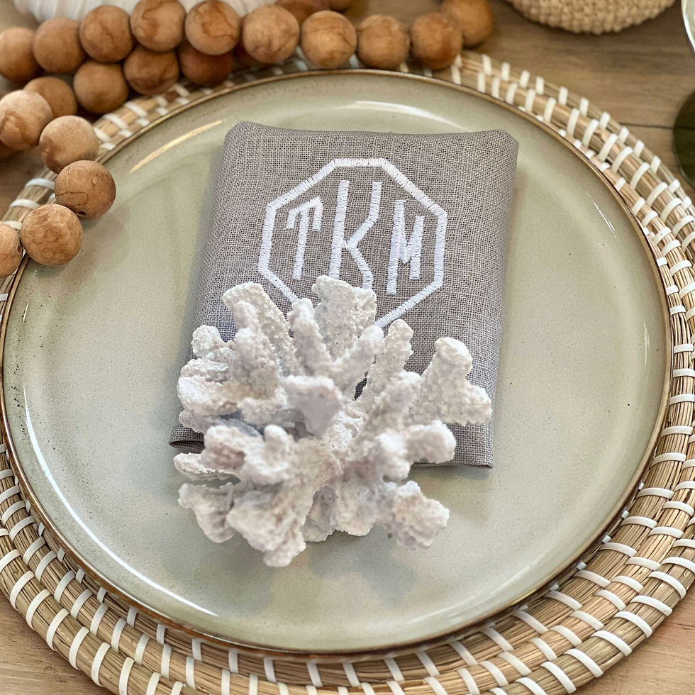 Thumbnail: MONOGRAM DESIGNS - Table Napkins
