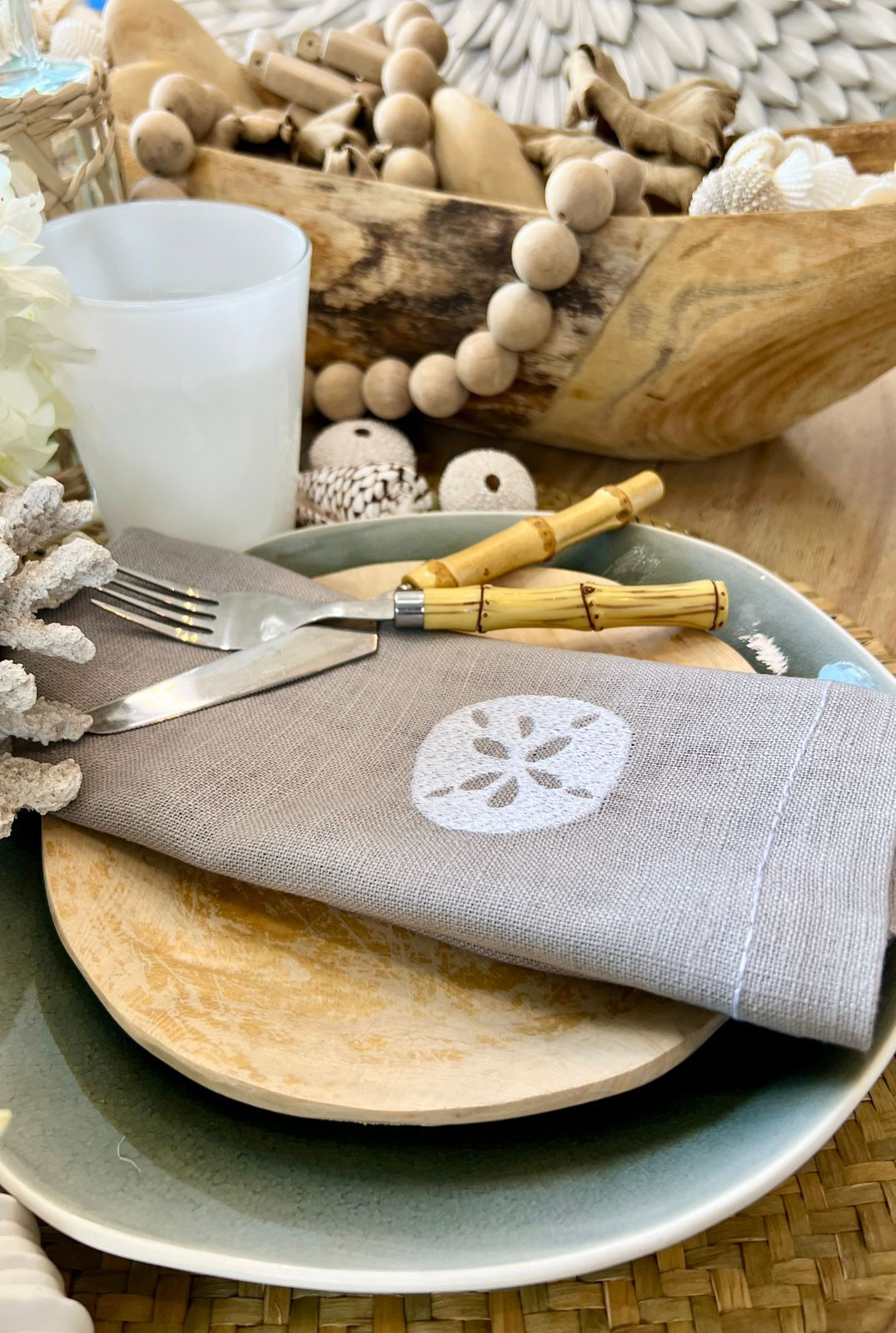 Pansy Shell (Table Napkins 50x50cms)