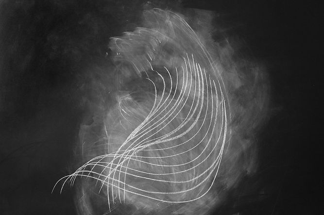 Arryn snowball chalk drawing contemporary art