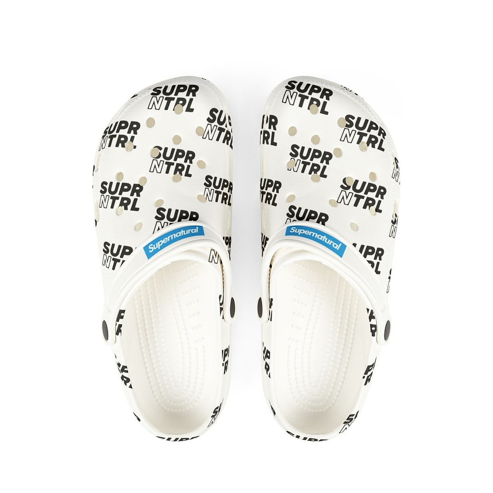 Thumbnail: Supernatural Crocs White/Black and White