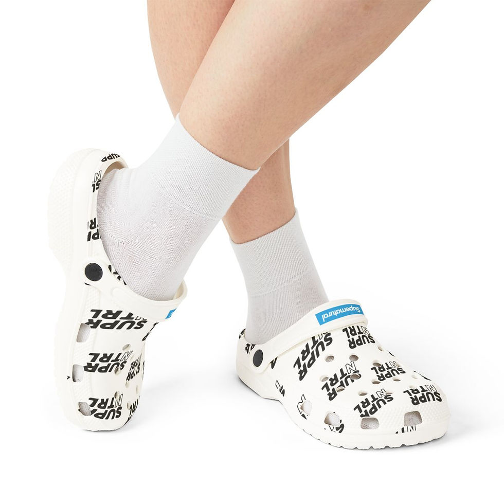 Thumbnail: Supernatural Crocs White/Black and White