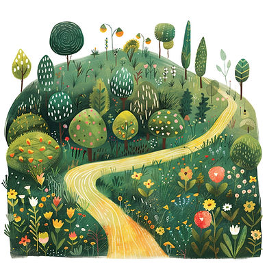 Green Grass and Flowers from The Wizard of Oz