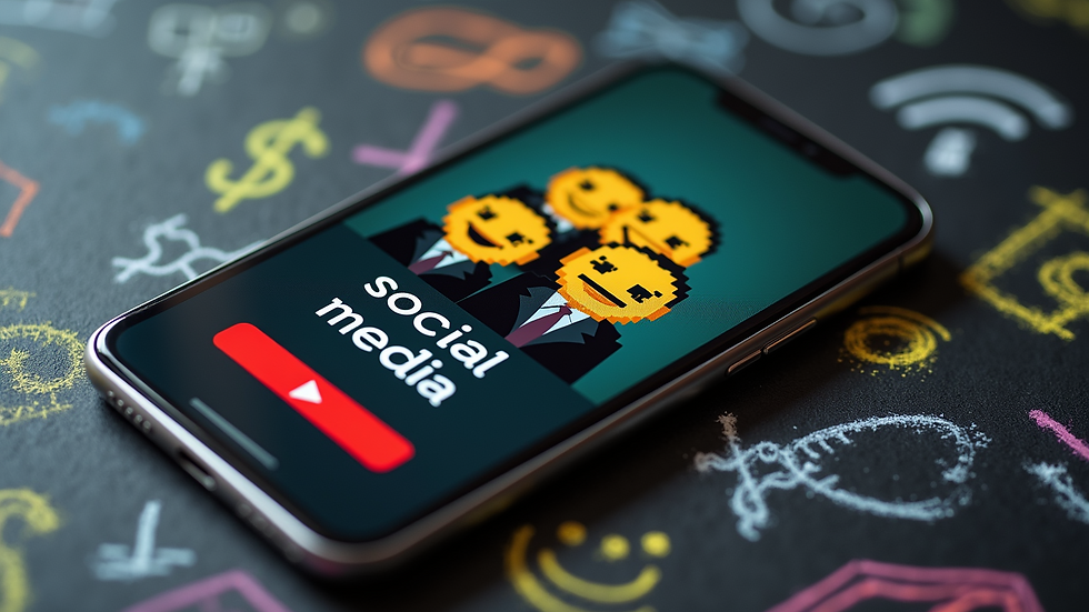 Close-up view of a smartphone displaying social media scheduling app